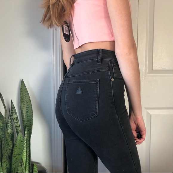 Abrand Jeans High Skinny Ankle Basher- Graphite - Picture 5 of 7